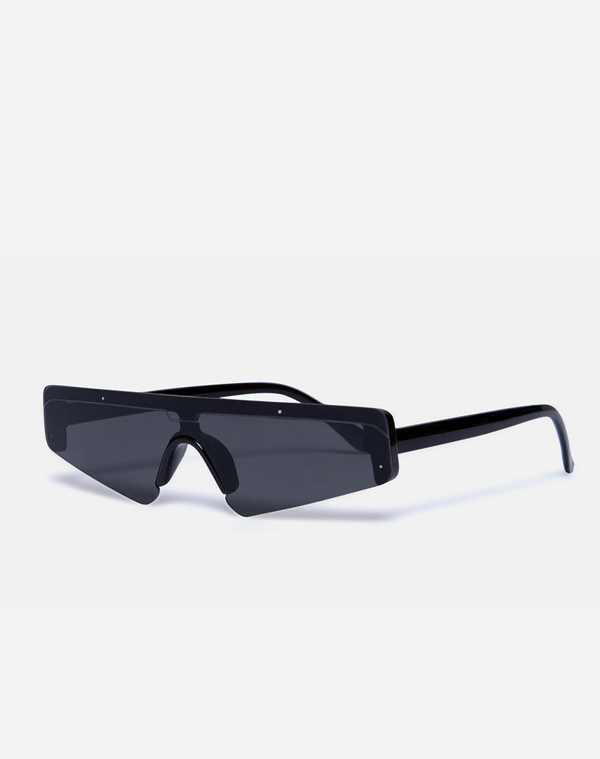 Cyber Sunglasses in Black – motelrocks.com