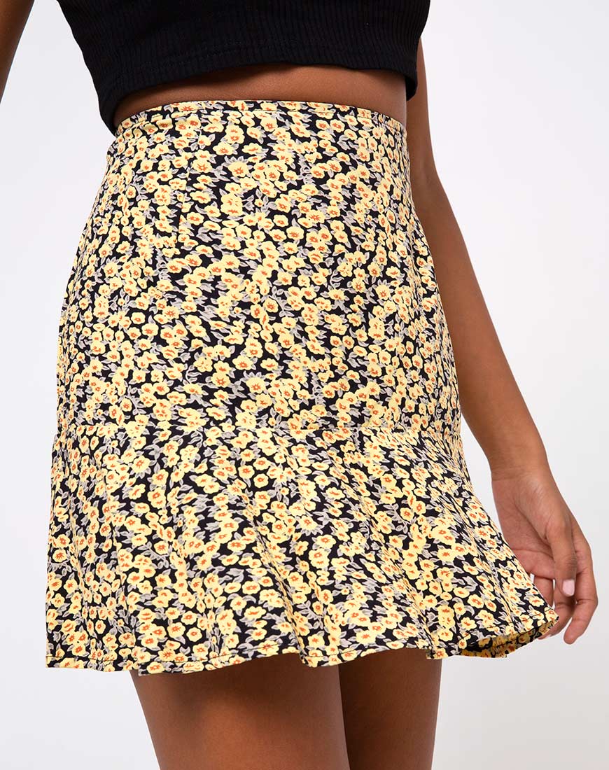 Floral Bloom Mini Skirt | Gaelle – motelrocks.com