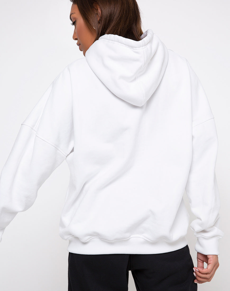 white angel hoodie