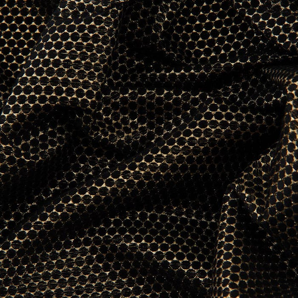 Byzantine Brocade Fabric, Metallic Gold & Black – CosplayFabrics  International