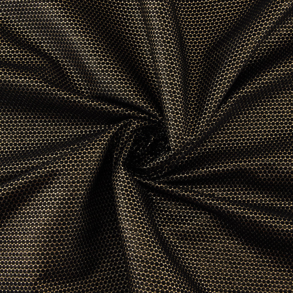Metallic Dot Brocade Fabric, Gold – CosplayFabrics International