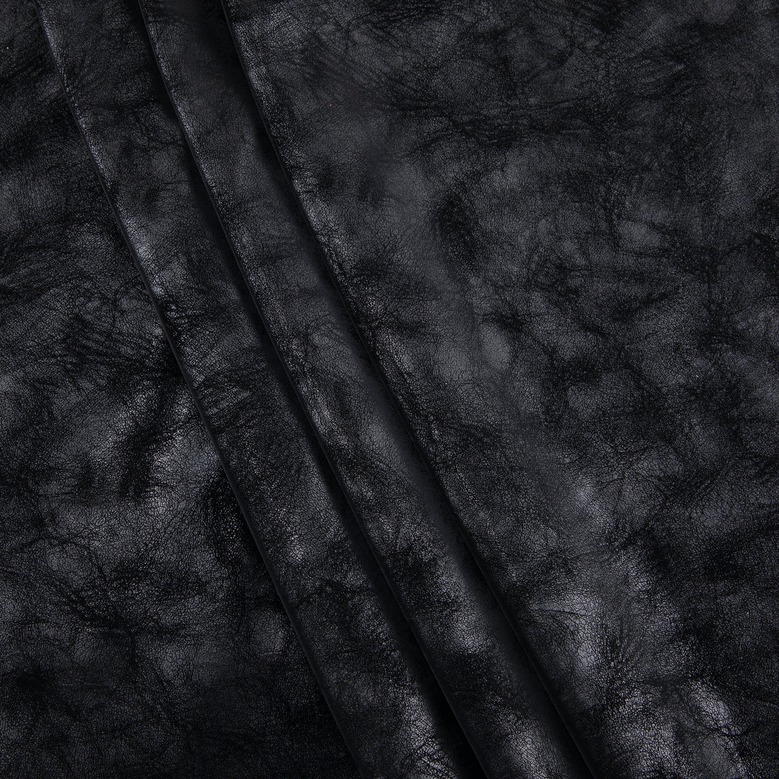 Flynn Black Glossy Stretch Imitation Latex - Faux Fur/Leather/Suede - Other  Fabrics - Fashion Fabrics