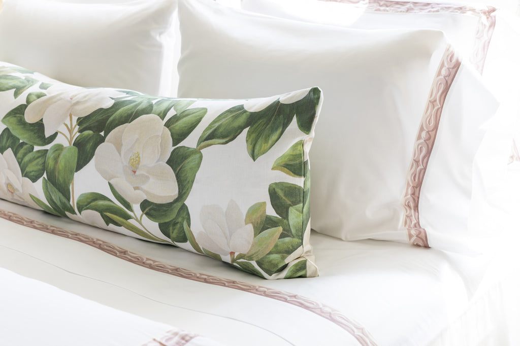 Tribute Goods Magnolia Bedding, Featured in Houston Chronicle