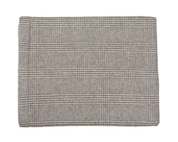 Uitdaging op tijd Manier Grey Plaid Cashmere Blanket – Tribute Goods Fine Linens