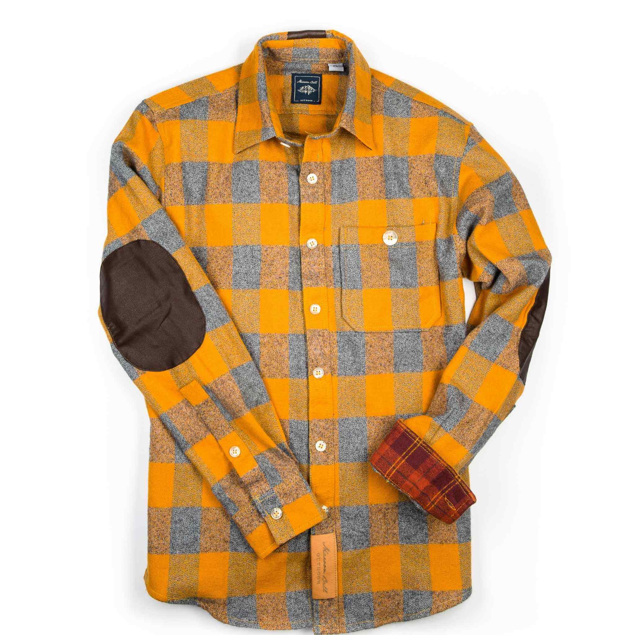 Colorado Gold Flannel Shirt | Maroon Bell Outdoor