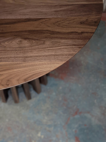 custom walnut dining table