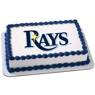 Tampa Bay Rays Logo Edible Cake, Cupcake & Cookie Topper | Trish Gayle