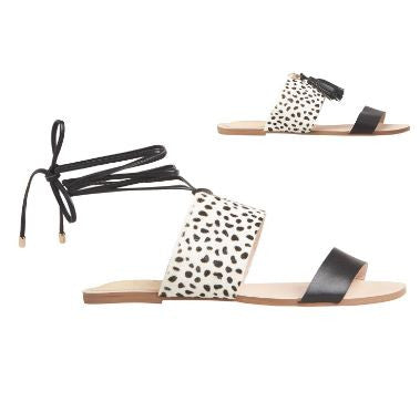 nude gia ocelot sandals