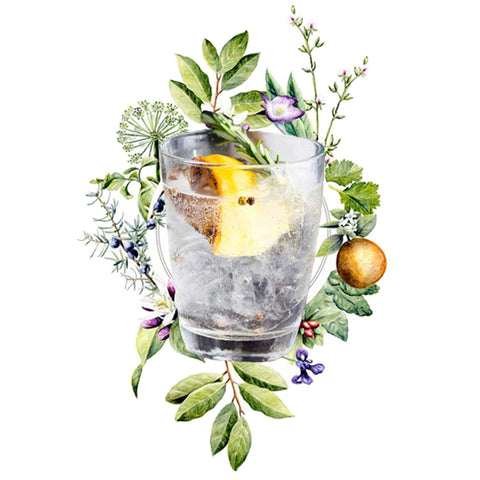 Charred Lemon, Rosemary and Coriander Gin & Tonic
