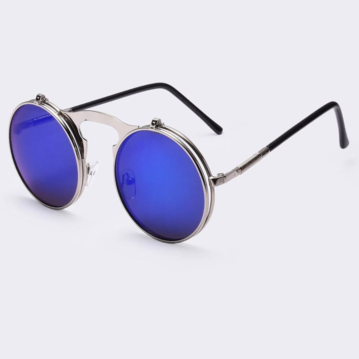 Солнечные очки мужские круглые стимпанк