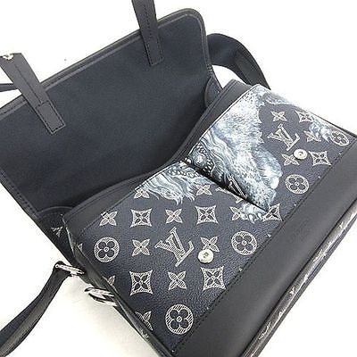 Louis Vuitton x Chapman Brothers Keepall Bandouliere Monogram Savane Ink 45  Blue/Grey