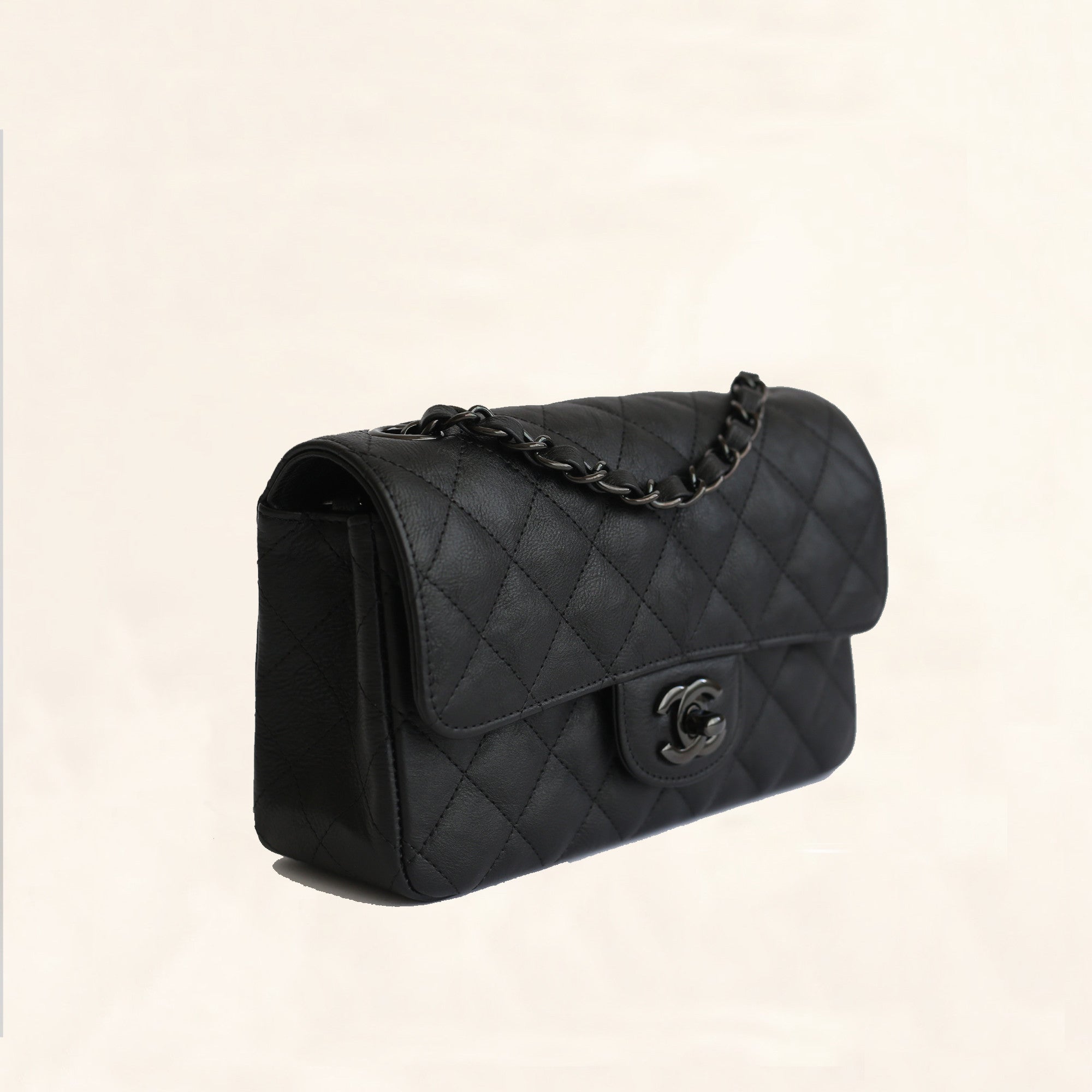 Chanel | So Black Rectangular Classic Flap | Mini– TC