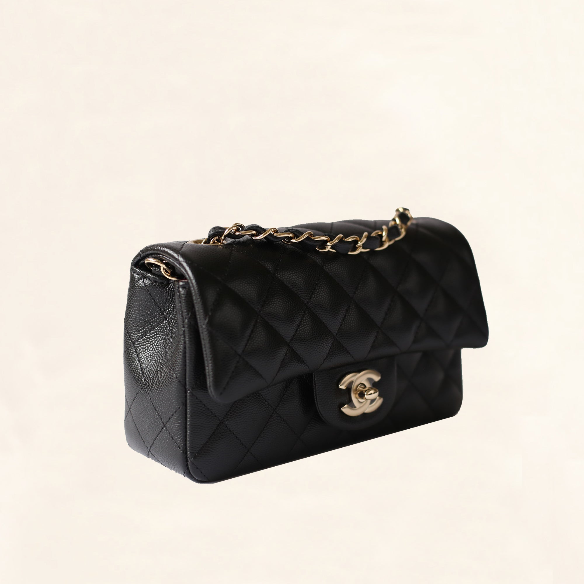 Chanel Mini Flap Bag With Handle  Nice Bag