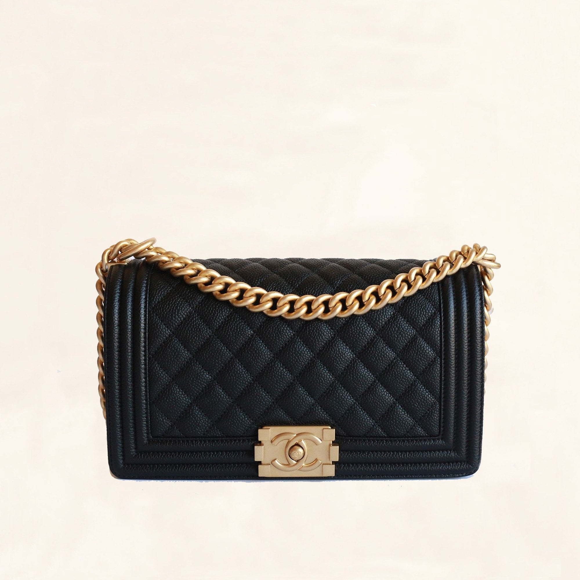 Chanel | Caviar Leather Boy Flap Bag | Old Medium– The-Collectory