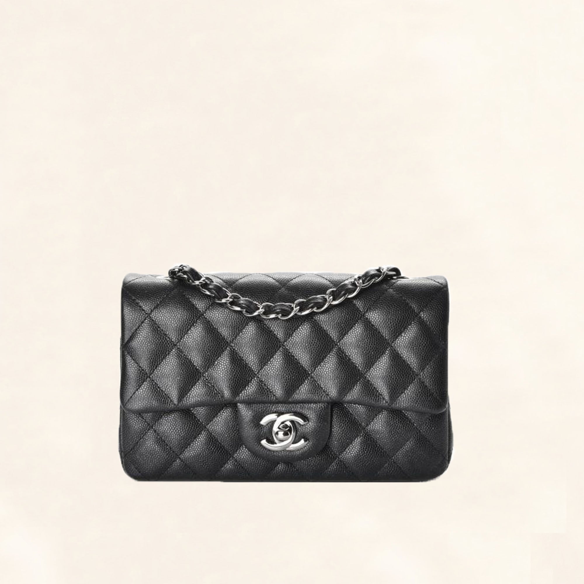 Chanel | Caviar Mini Rectangular Flap Bag | Black– TC