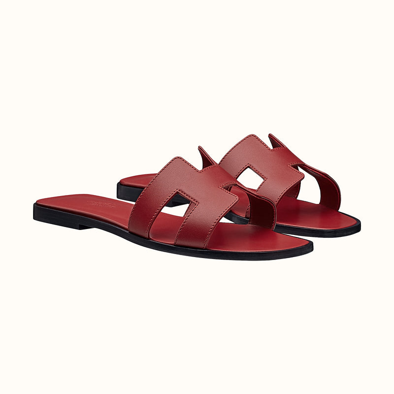 Hermes Red Oran Sandal– TC