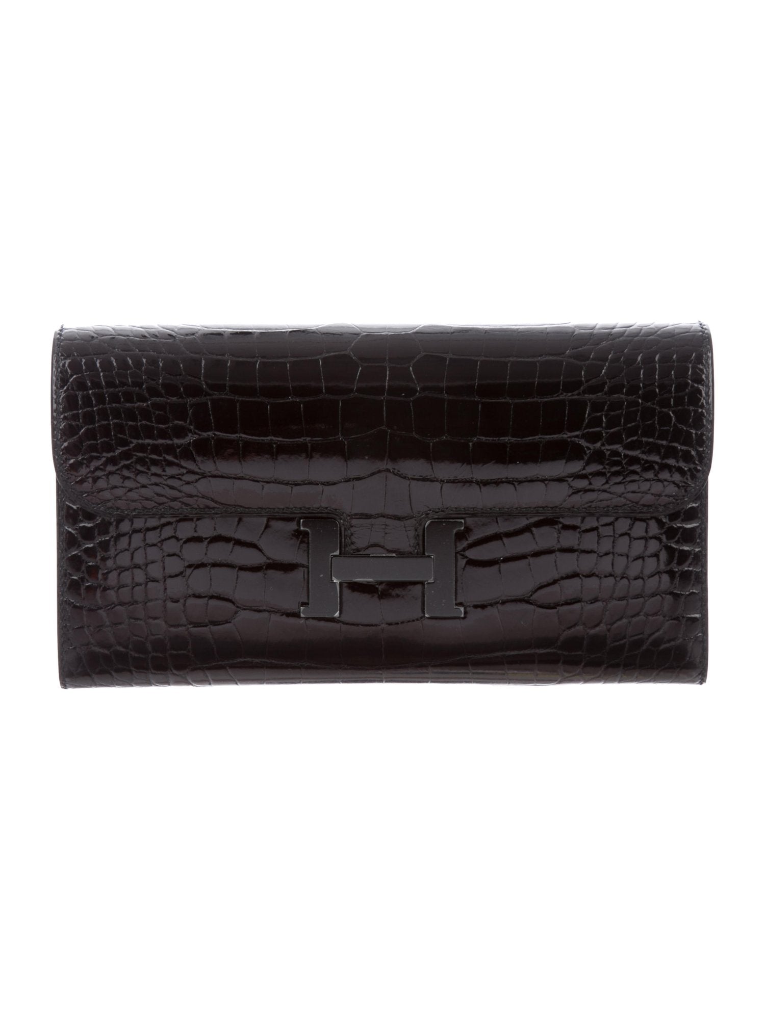 black hermes wallet