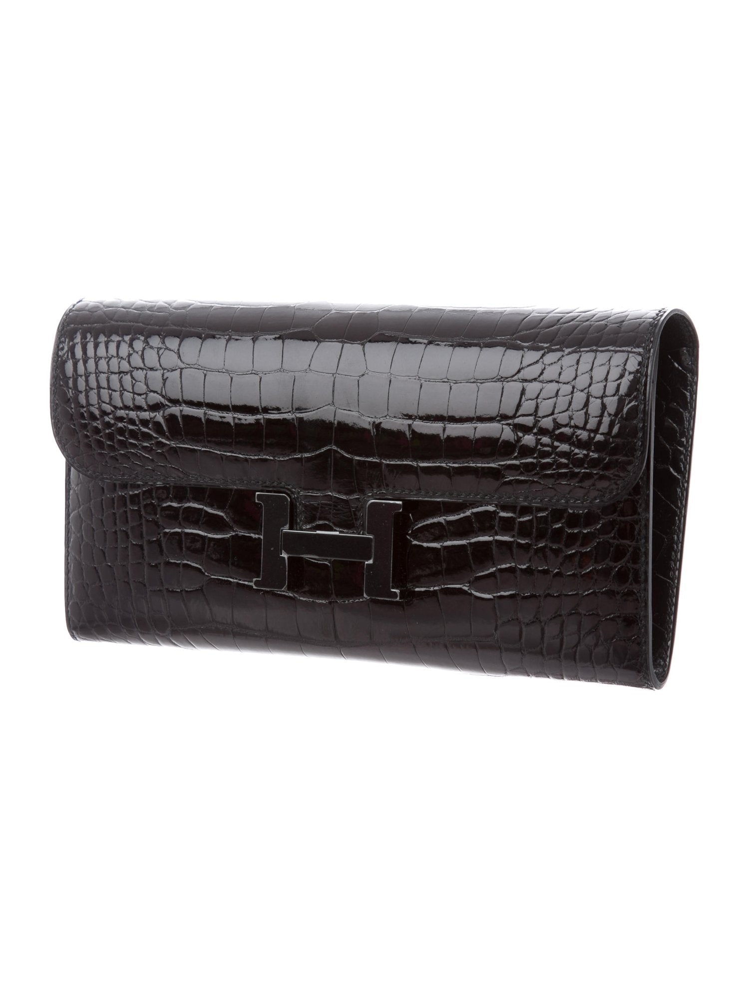 hermès wallet alligator