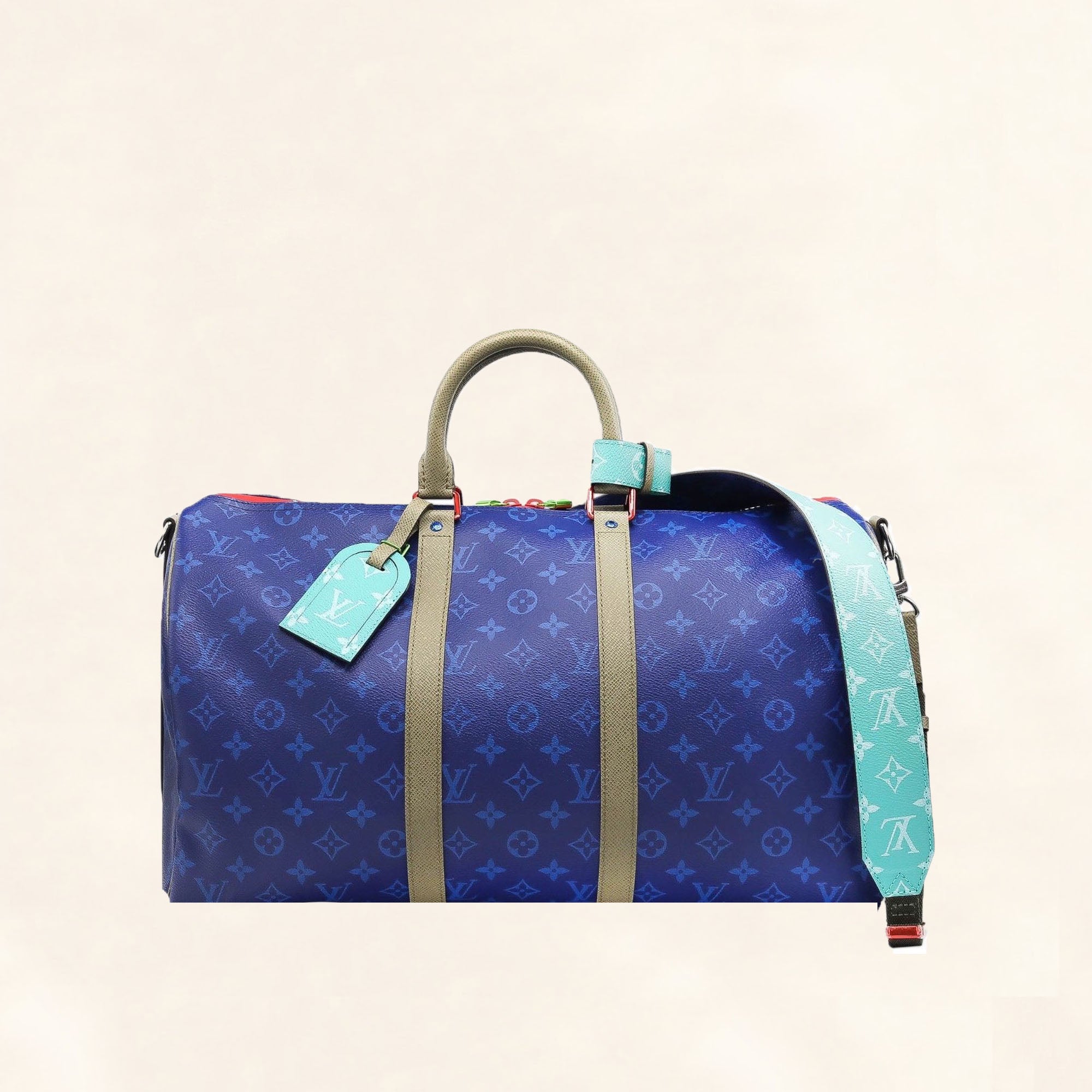 Louis Vuitton | Keepall 45 Monogram Pacific Blue | M43855– The-Collectory