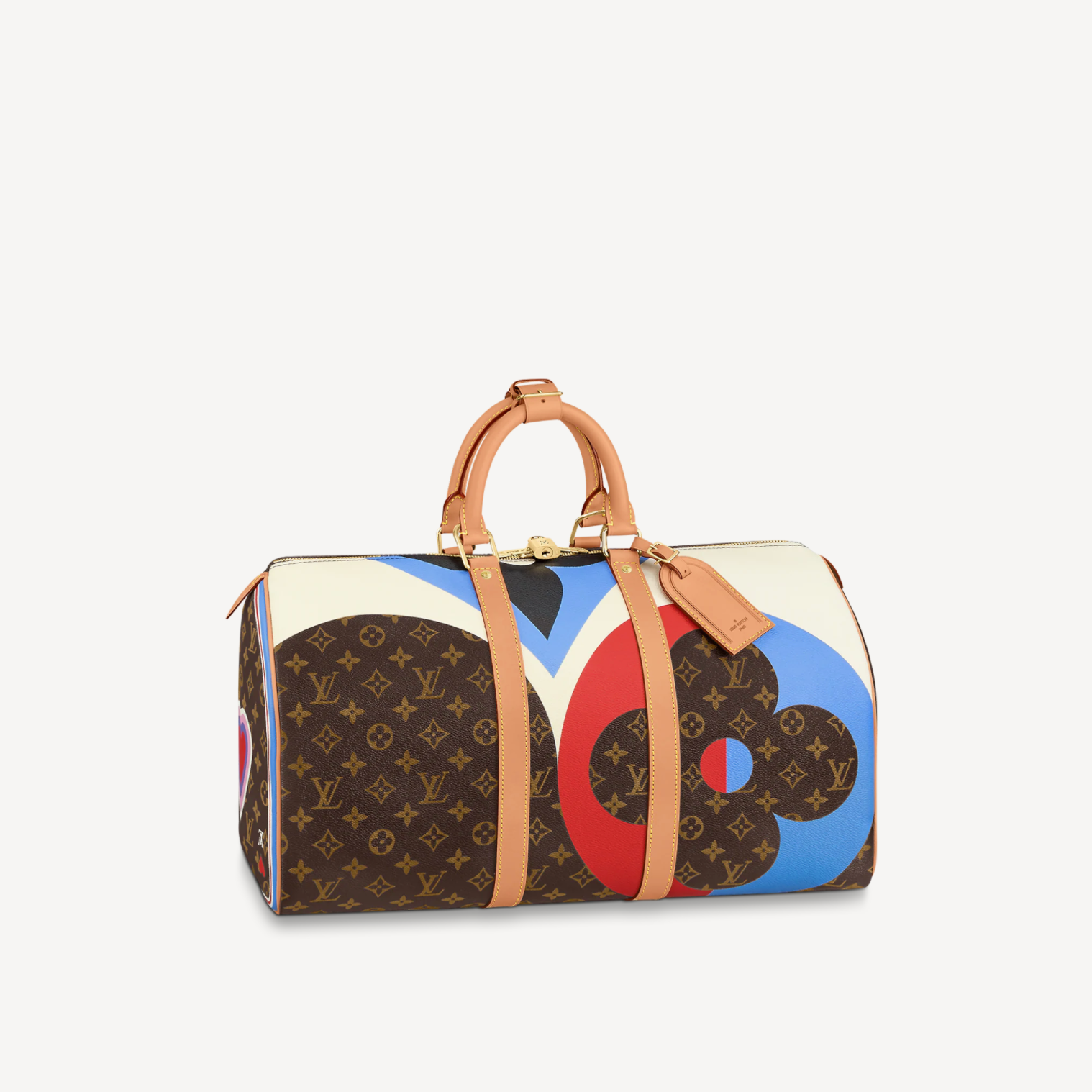 Louis Vuitton LV Boston Bag Keepall Bandouliere 55 Brown Monogram 1150880   Đức An Phát