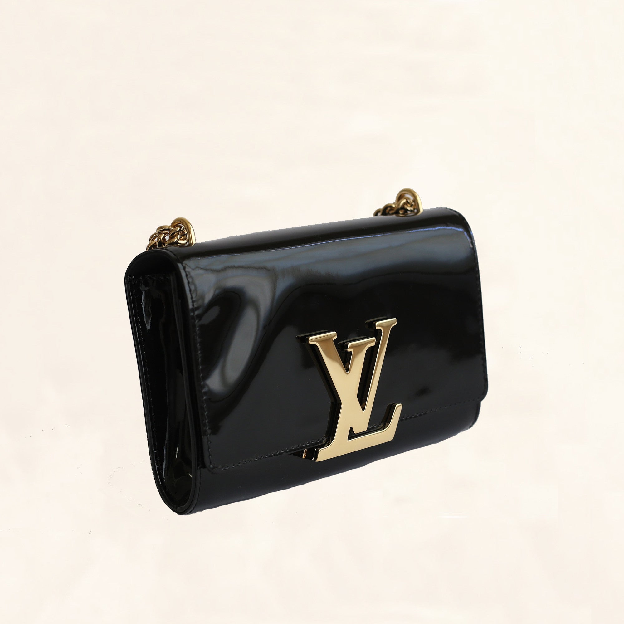 Louis Vuitton | Patent Leather Louise Clutch | MM– The-Collectory