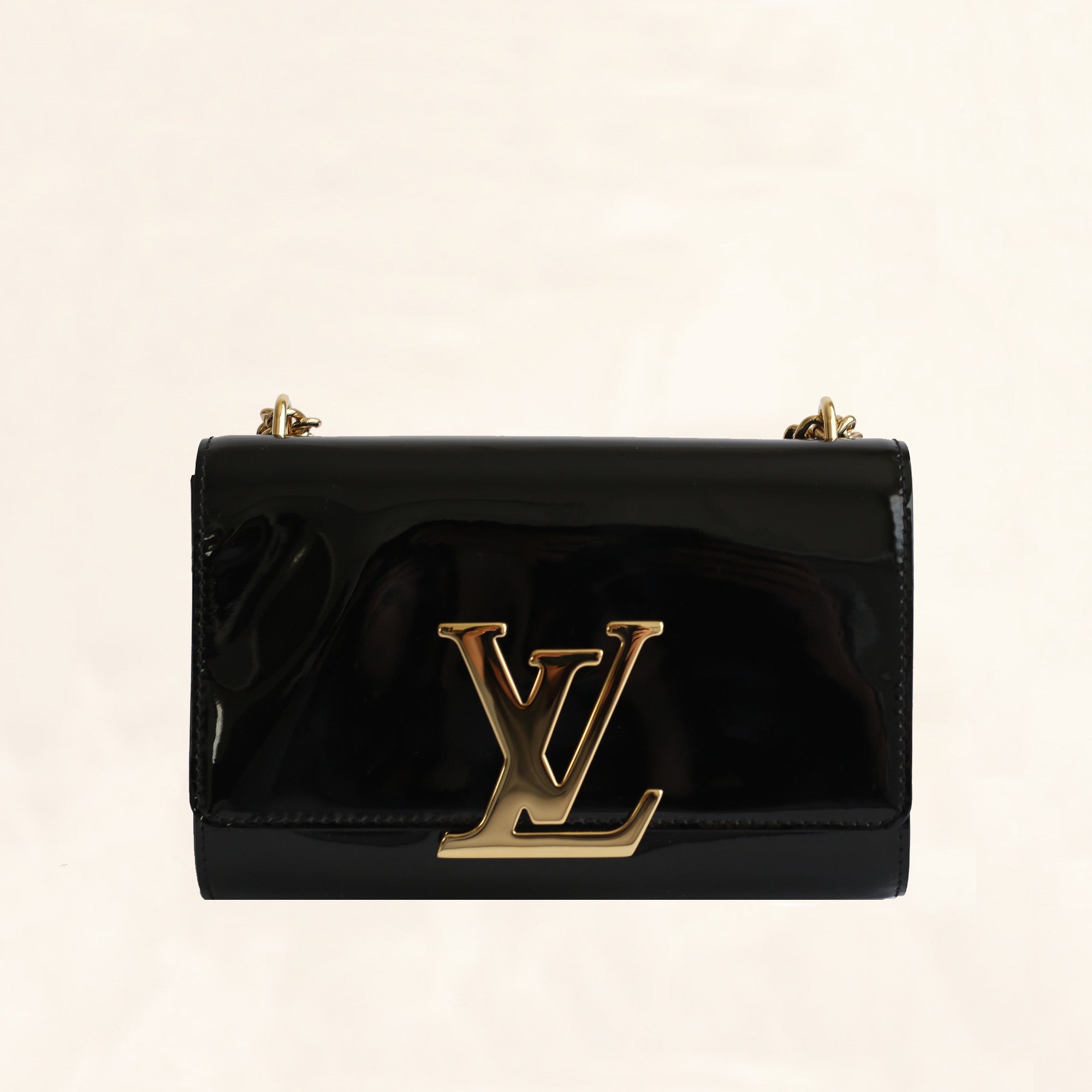Louis Vuitton | Patent Leather Louise Clutch | MM– The-Collectory