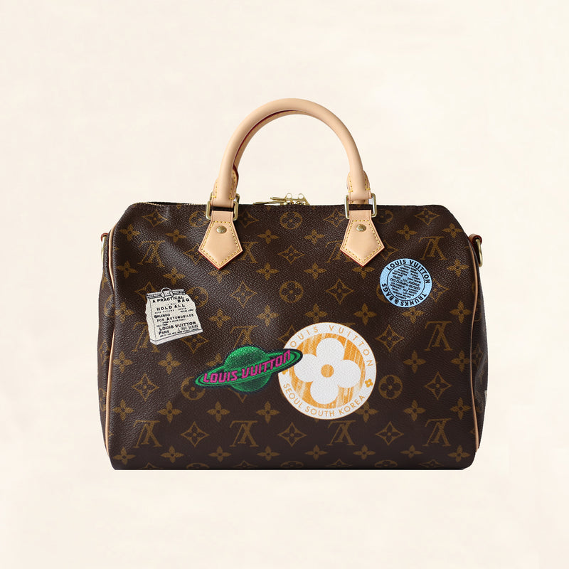 Louis Vuitton | Monogram Canvas World Tour Speedy | 30– The-Collectory