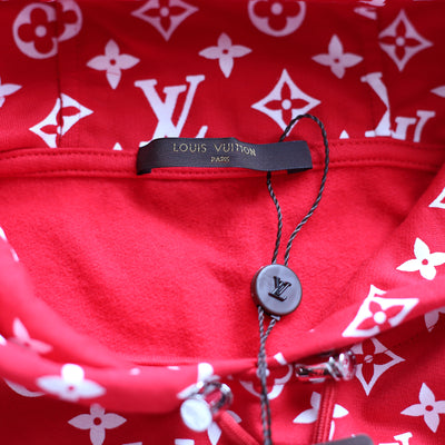 Louis Vuitton | Supreme Logo Box Hoodie Monogram | Red– The-Collectory