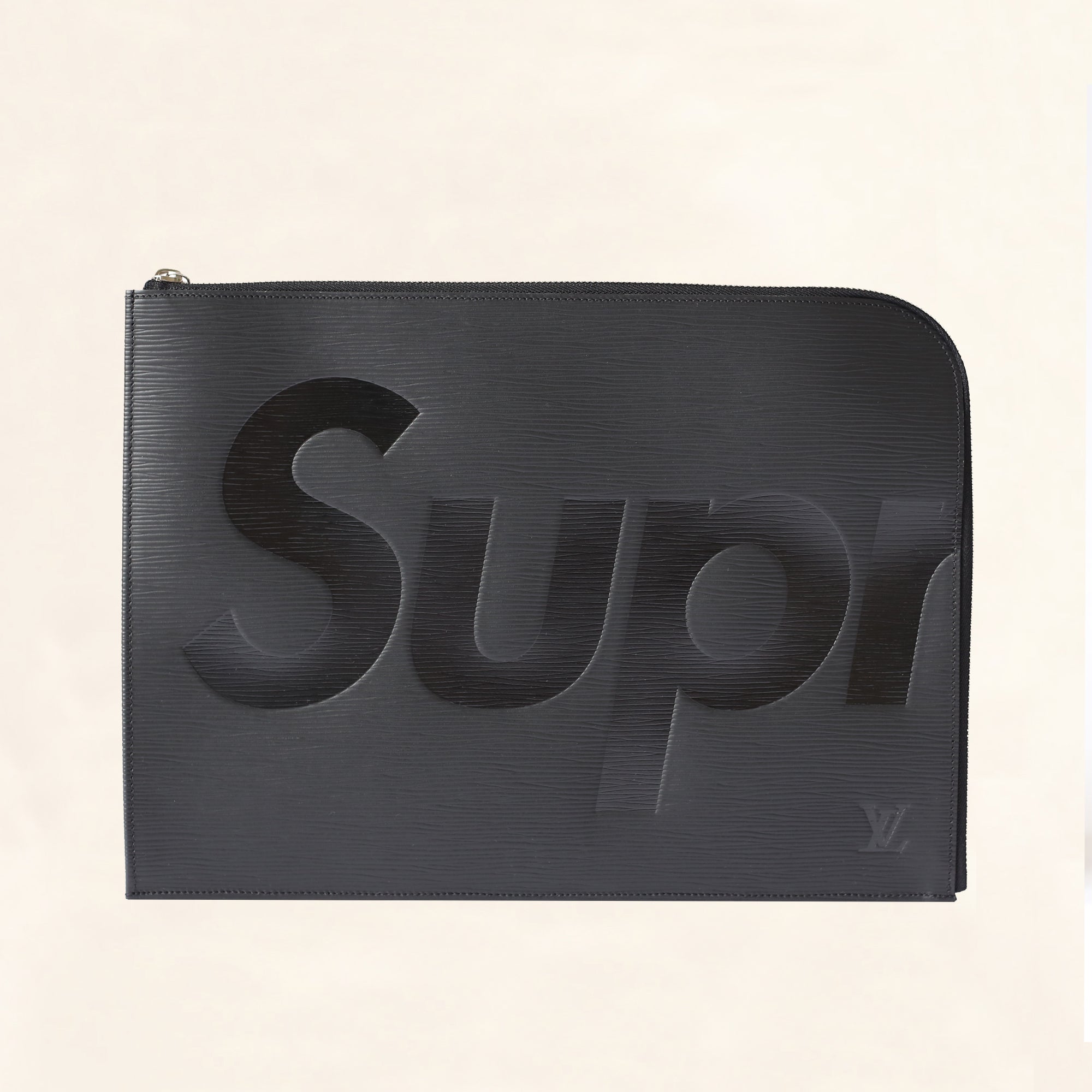 Louis Vuitton | Supreme Black Epi Pochette Jour | GM– The-Collectory