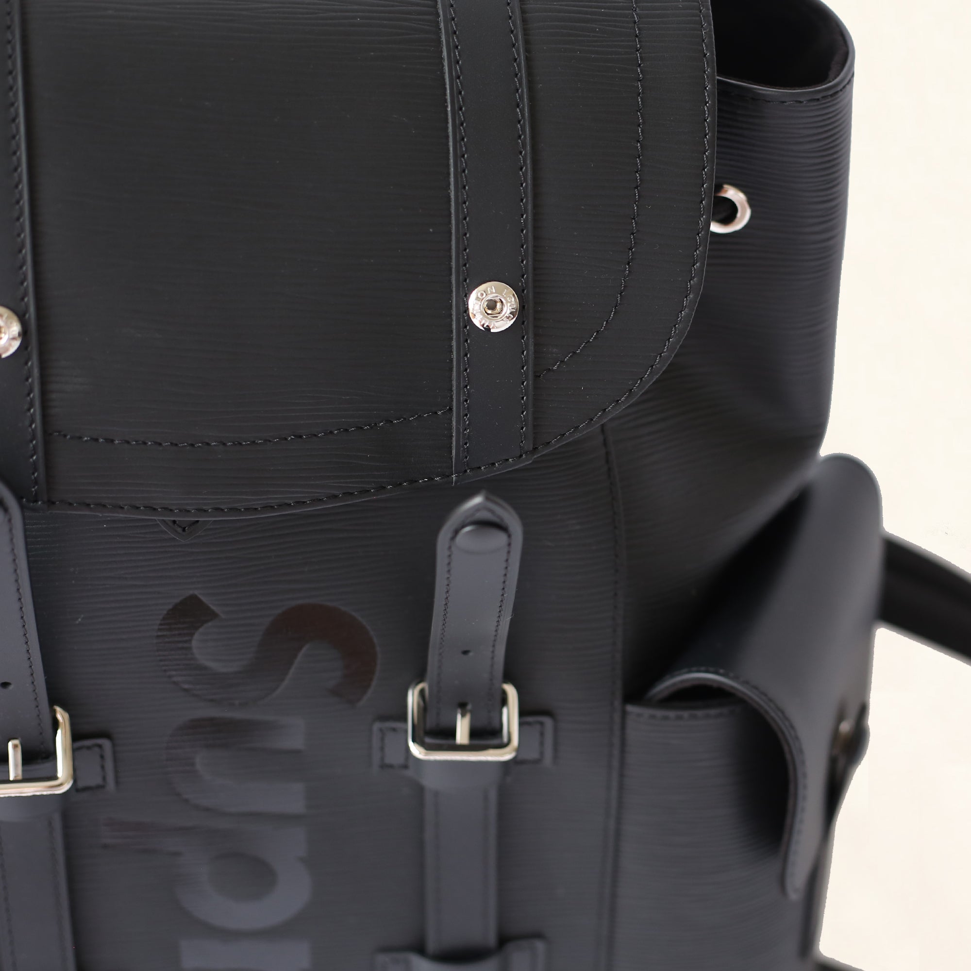 Louis Vuitton | Supreme Epi Christopher Backpack | Black– The-Collectory