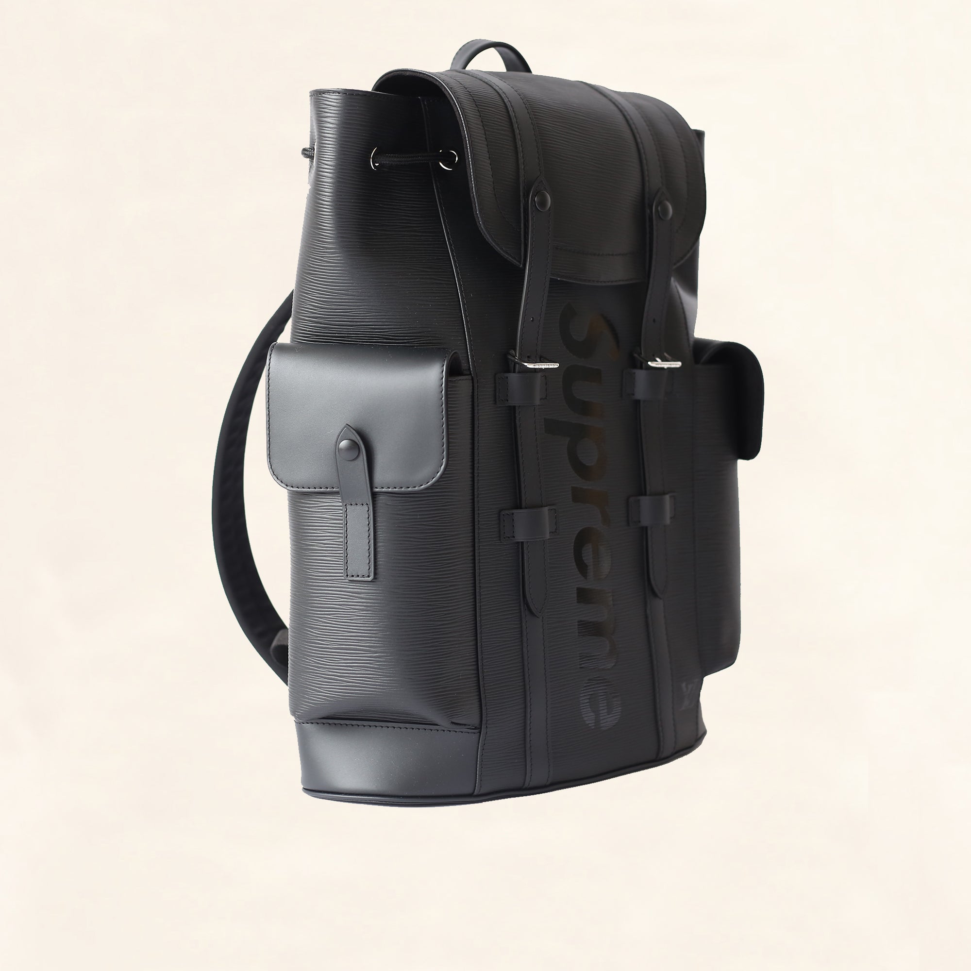 Louis Vuitton | Supreme Epi Christopher Backpack | Black– The-Collectory