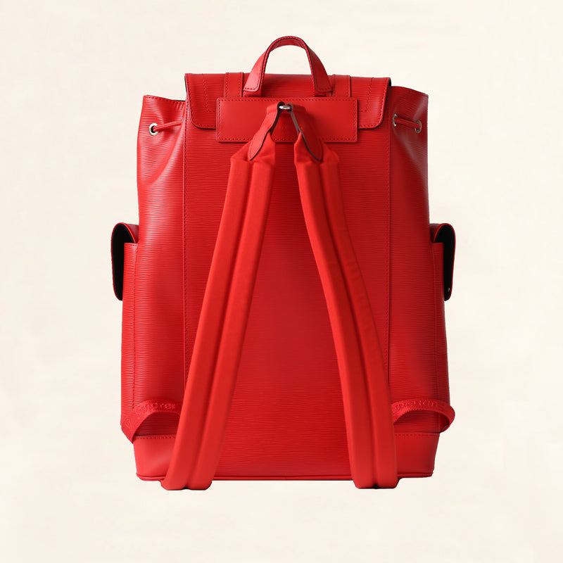 Louis Vuitton | Supreme Epi Christopher Backpack | Red– The-Collectory