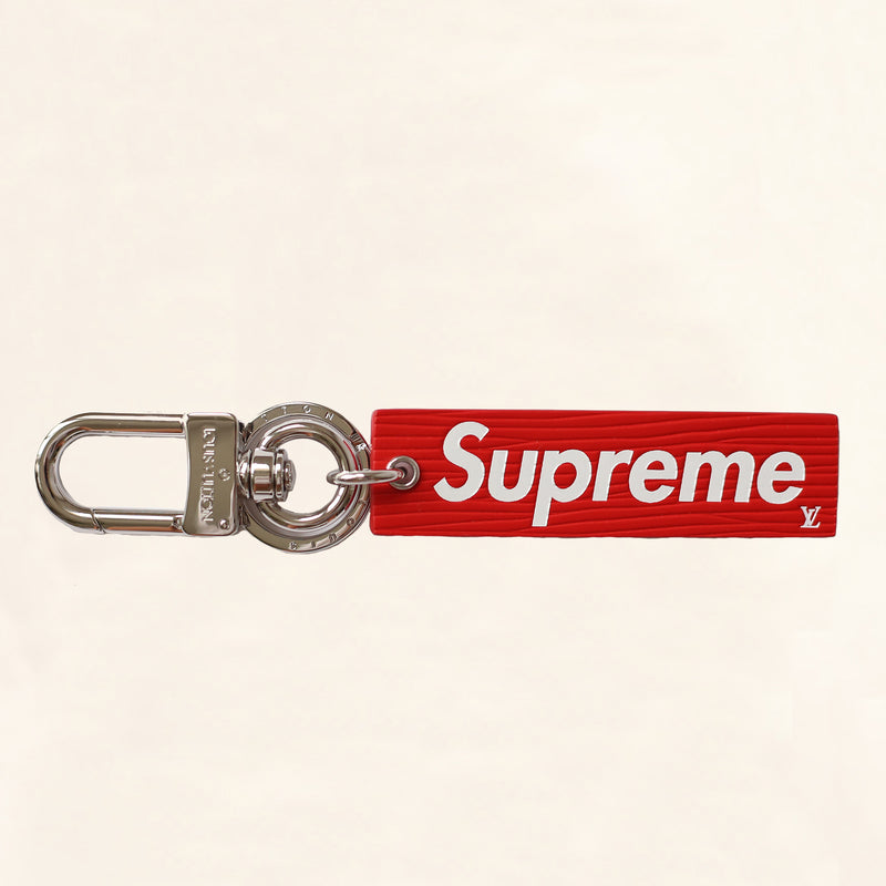 Louis Vuitton | Supreme Downtown Tab Key Holder | Red– The-Collectory