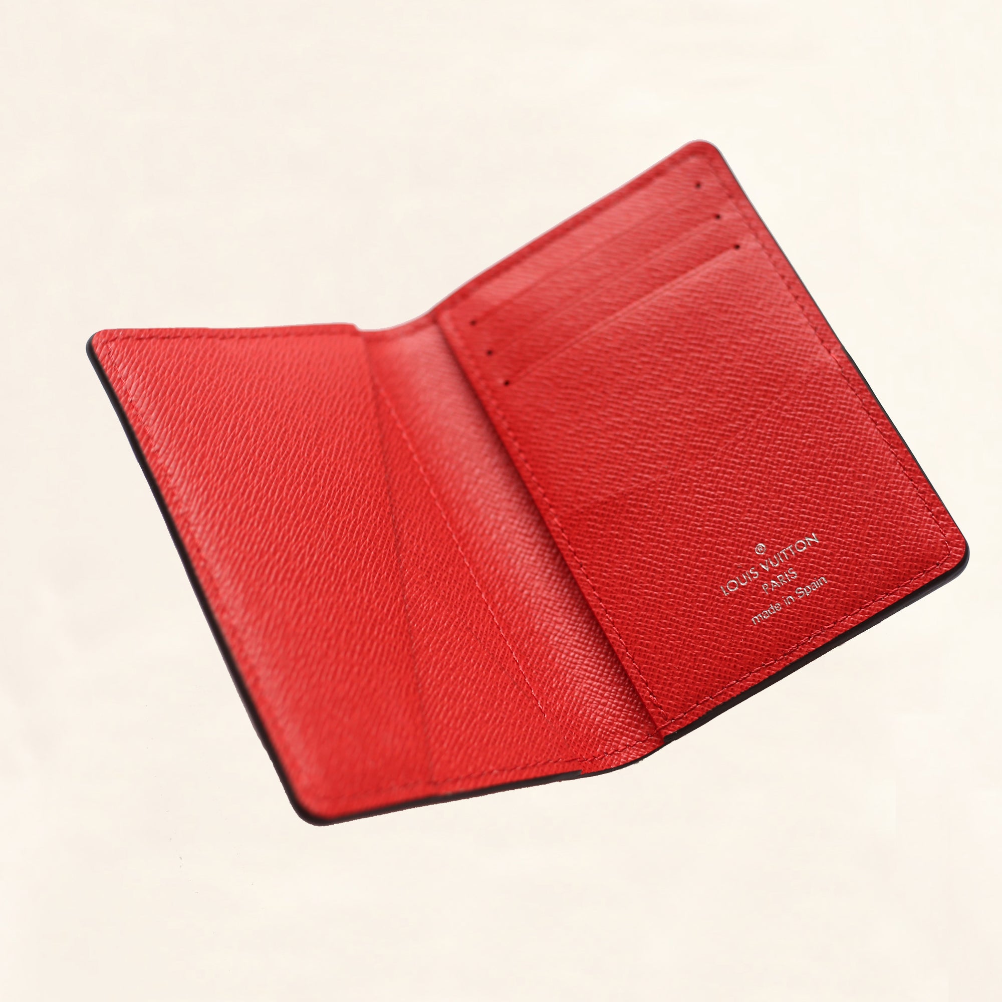 Louis Vuitton | Supreme Epi Pocket Organizer Wallet | Red– The-Collectory