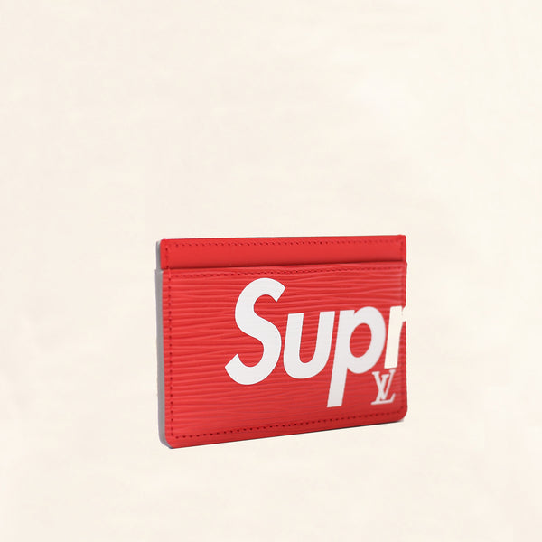 Louis Vuitton | Supreme Epi Card Holder | Red– TC