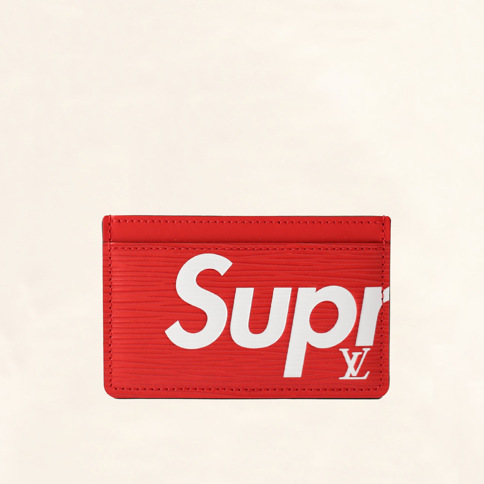 Louis Vuitton | Supreme Epi Card Holder | Red– The-Collectory