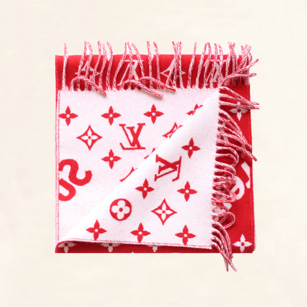 Louis Vuitton | Supreme Scarf | Red– The-Collectory