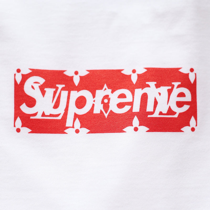 Louis Vuitton Supreme T Shirt White Tc - black louis vuitton shirt roblox