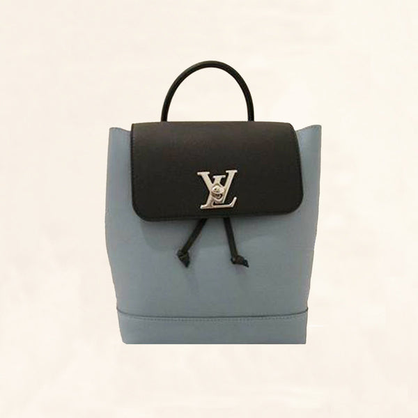 Louis Vuitton | Calfskin Lockme Backpack | Pastel Baby Blue– The-Collectory