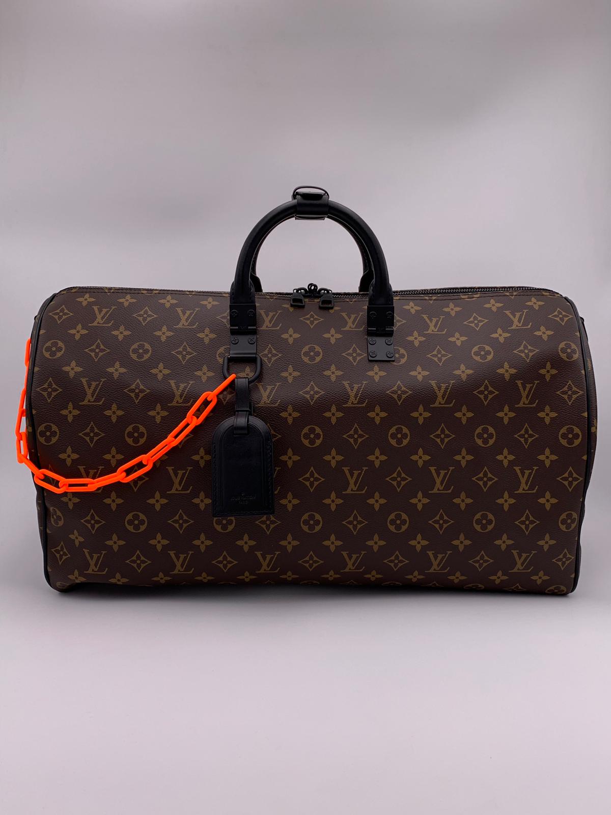 Louis Vuitton Virgil Abloh Blue And Green Monogram Illusion Leather Keepall  XS Silver Hardware, 2022 Available For Immediate Sale At Sotheby's