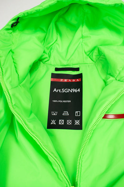 Prada Linea Rossa Jacket Giaccone SGN964 Pistacchio Fluo– TC