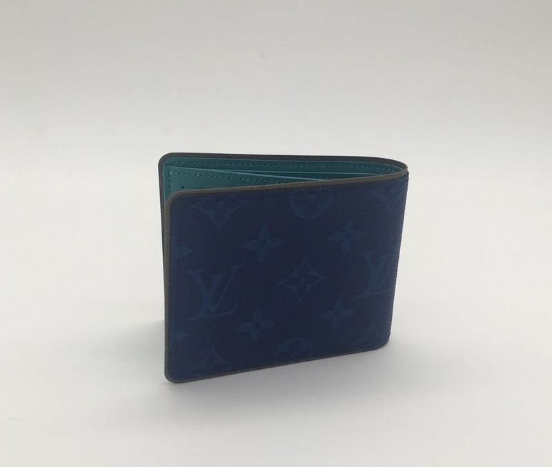 Louis Vuitton Pacific Blue Monogram Slender Wallet | M62248– The-Collectory