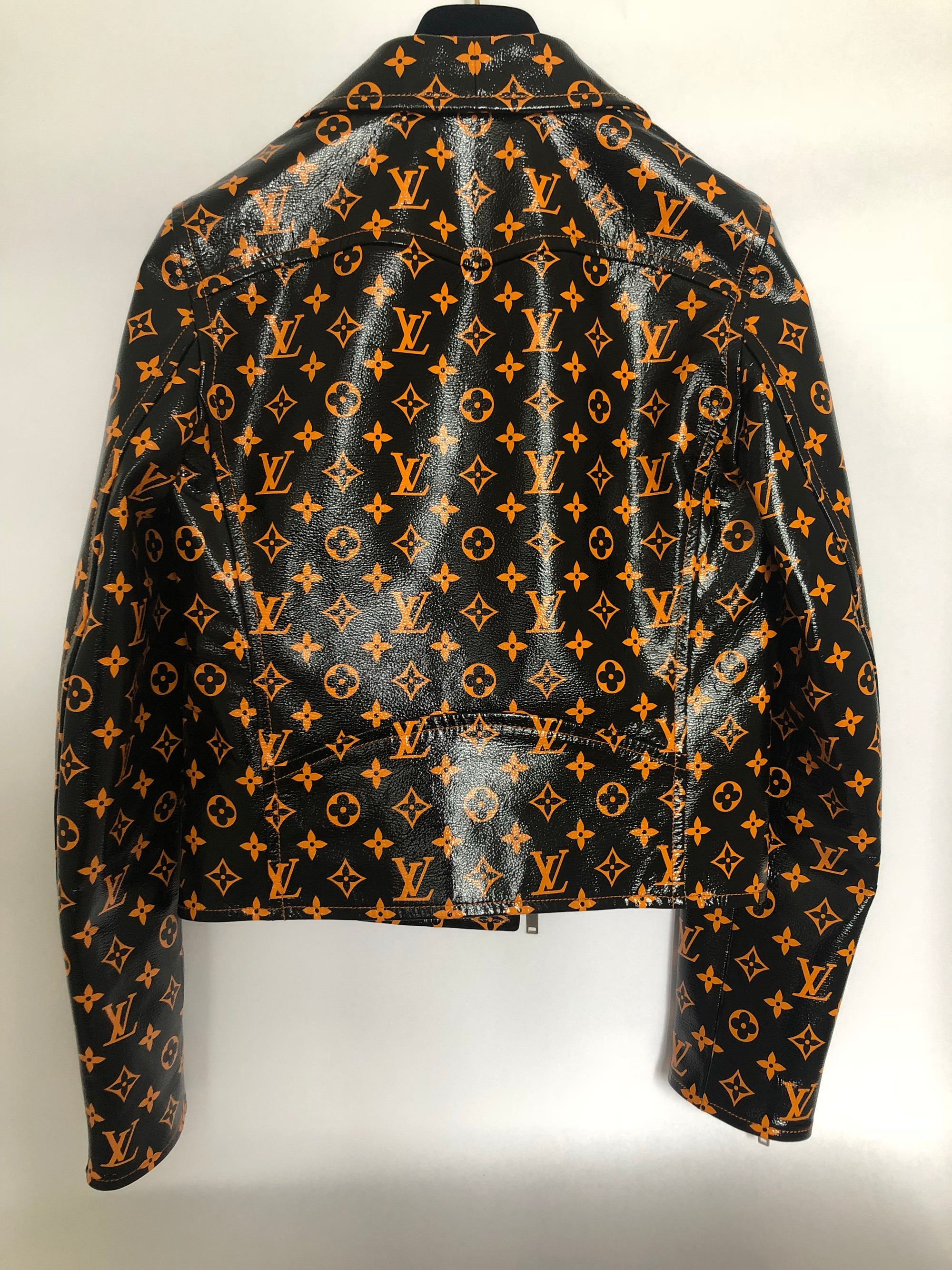 Louis Vuitton Monogram Jacquard Bomber Jacket, Brown, 40