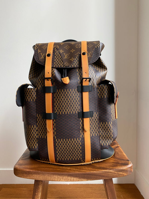 LV Campus BACKAPCK X Nigo Virgil Abloh Giant Damier Ebene N40380