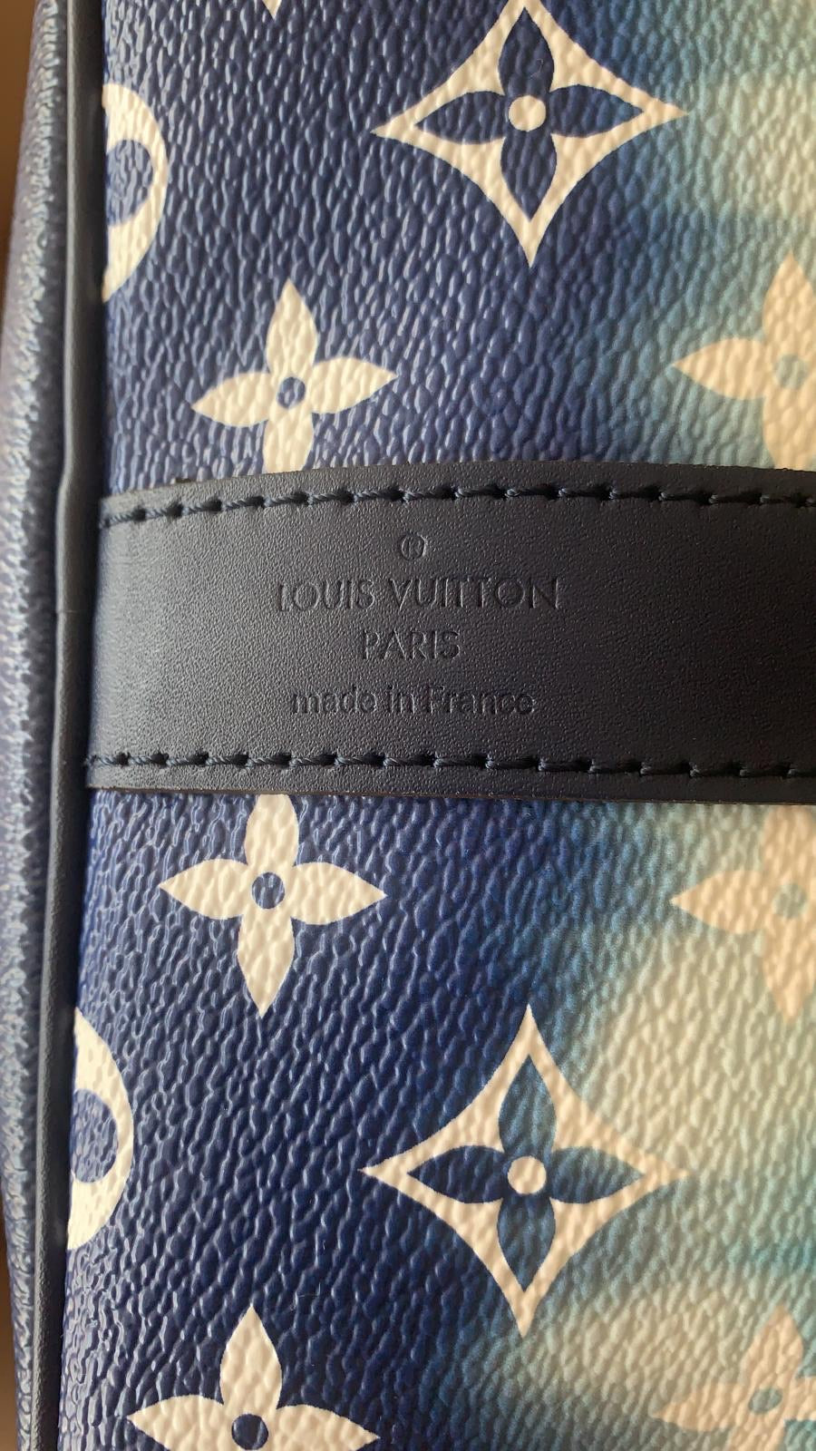 Louis Vuitton Keepall Bandouliere Bag Limited Edition Monogram Clouds 50  Blue 1763241