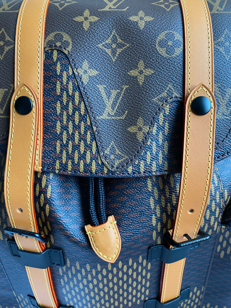 Kickstw - Grails head-to-toe! This insane Louis Vuitton outfit is extremely  rare and available at KICKSTW! Featured here is the Louis Vuitton x Nigo  Christopher Backpack Damier Ebene Giant PM Brown, Louis