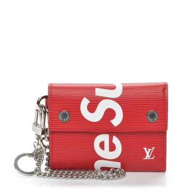 Louis Vuitton | Supreme Chain Wallet Epi Red | M67755– The-Collectory