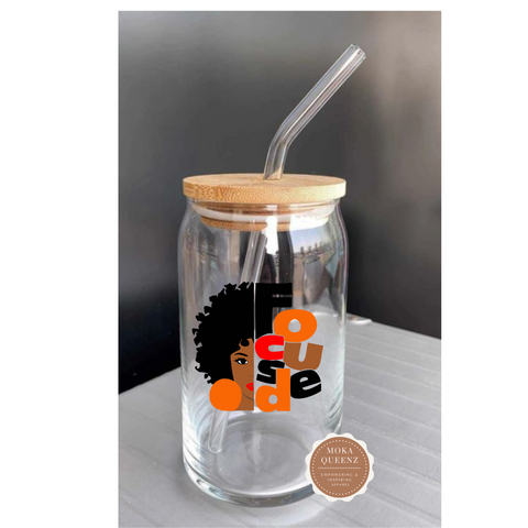 Iced Coffee Cup, Iced Coffee Cups With Lid and Straw, Glass Cups With –  TheShabbyWick