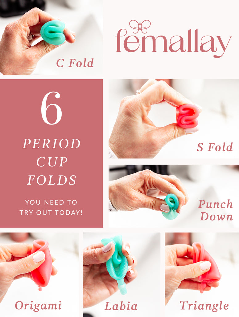 A good menstrual cup fold