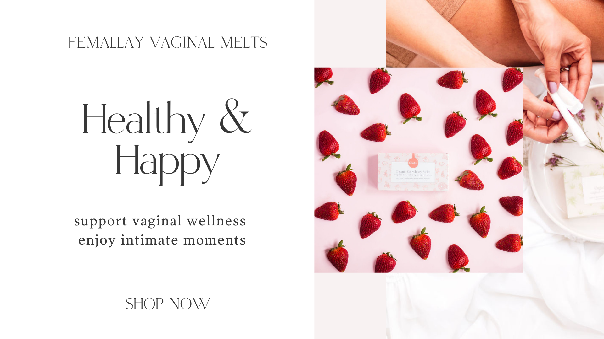 vaginal melts for sexual health and pleasure